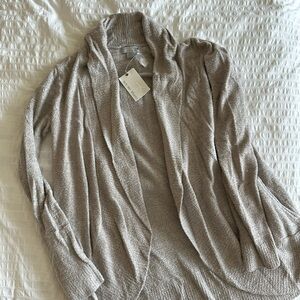 Barefoot Dreams Cozychic Lite Cardigan (Pearl)